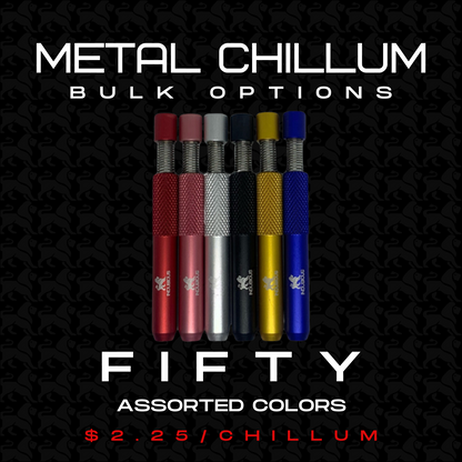 METAL SPRING CHILLUM (BULK)