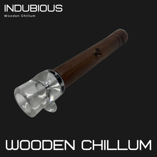 Glass Chillum. Cool Pipe. Low Profile. One Hitter Glass Pipe | Break Resistant Pipe. Best One Hitter. Wooden One Hitter with Glass Bowl